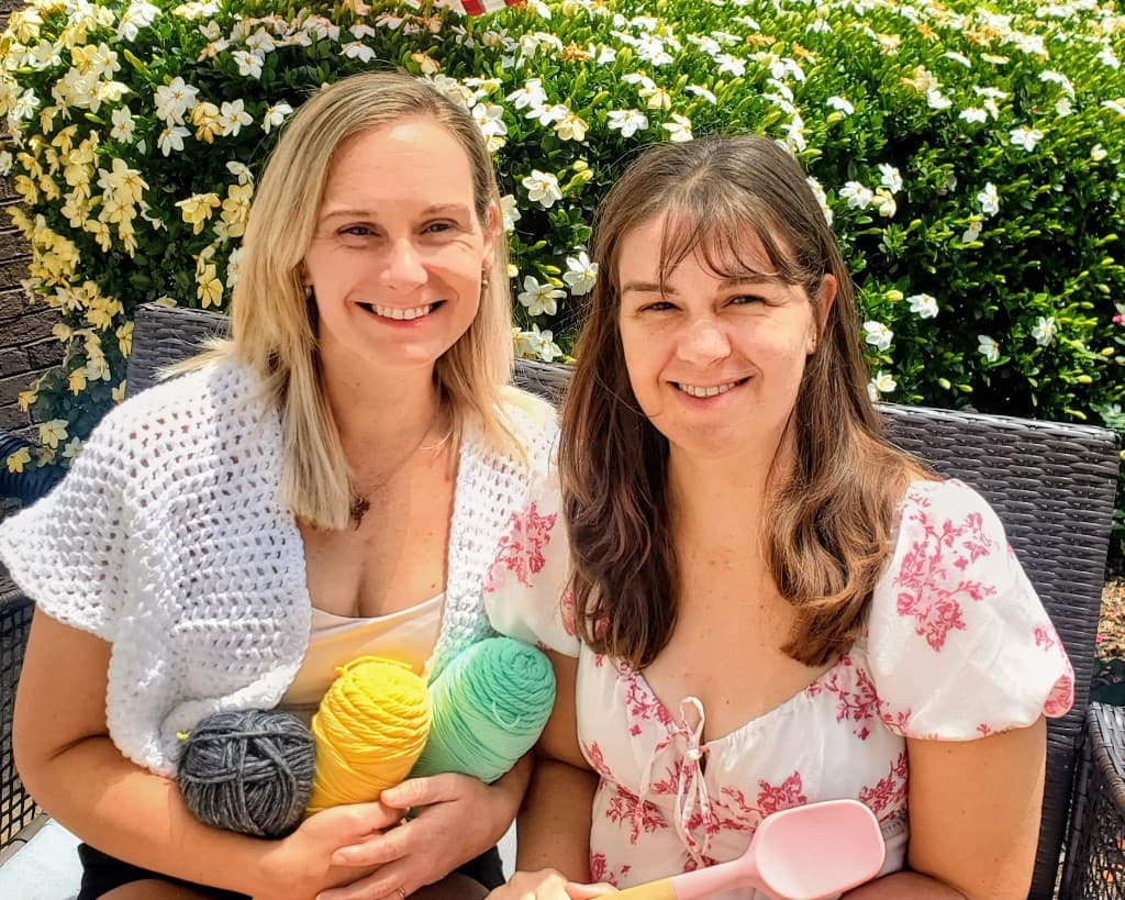 Lori and Jeannie - The Crochet Cookie sisters